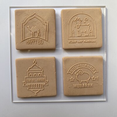 Pop-it stamp kaşe KURBAN TAKVİMİ; 10x10 cm - Thumbnail