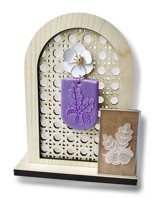 Pop-it stamp kaşe Meşe Palamudu; 5x3 cm