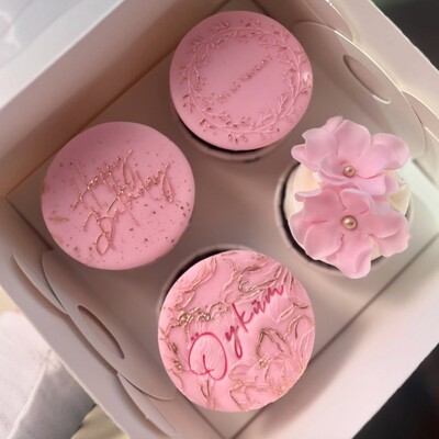 Pop-it stamp kaşe PEONY; 10,0*8,0 cm - Thumbnail