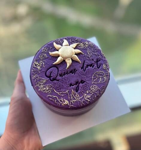 Pop-it stamp kaşe ROSES BACKGROUND; 10,0*10,0 cm