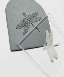 Paku Malzeme - Pop-it acrylic stamp DRAGONFLY; 8,0*8,0 cm