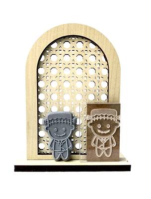 Pop-it mini acrylic stamp Frankenstein; 5,0*4,0 cm