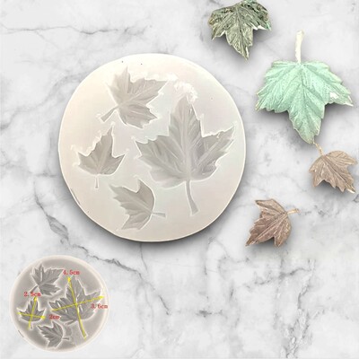 Silicone mold Maple Leaves; 65 mm - Thumbnail