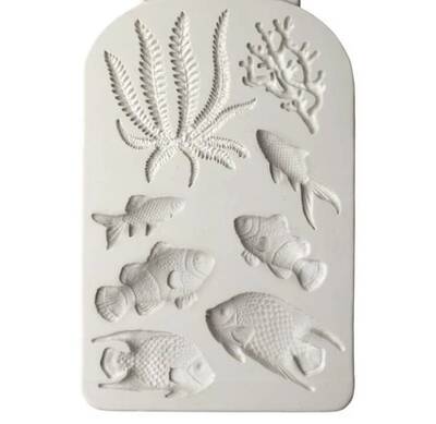 Silicone mold Sea Creatures; 14,0*9,5 cm