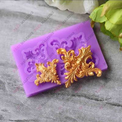 Silicone mold 2-Mini Brooch; 4*4 cm