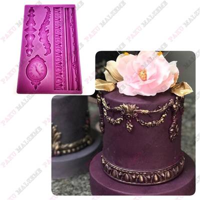 Silicone mold Baroque Series-01; 20,2*12,6 cm