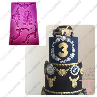 Silicone mold Baroque Series-03; 20,2*12,6 cm