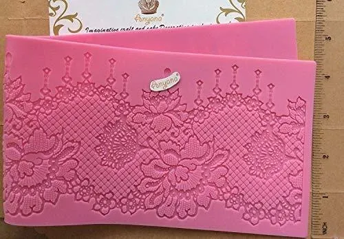 Diğer - Silikon kalıp 4lü Biye dantel; 38,5*12 cm