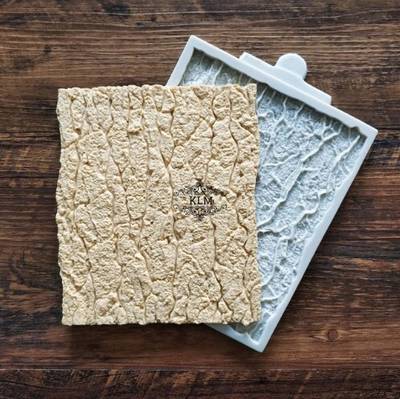 Silicone mold Wooden Wall; 14,3*12,5 cm
