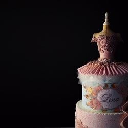 Silicone mold Big Vintage Scroll Leafs; 20*12,5 cm - Thumbnail