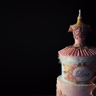 Silicone mold Big Vintage Scroll Leafs; 20*12,5 cm