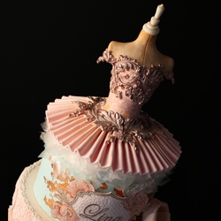 Silicone mold Big Vintage Scroll Leafs; 20*12,5 cm - Thumbnail