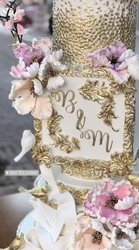 Silicone mold Big Vintage Scroll Leafs; 20*12,5 cm - Thumbnail