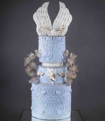 Silicone mold Vintage Birds Relief; 19,5*19,5 cm