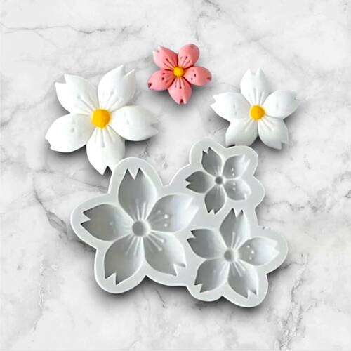 Silikon kalıp Cherry Blossom çiçek; 98x80 mm
