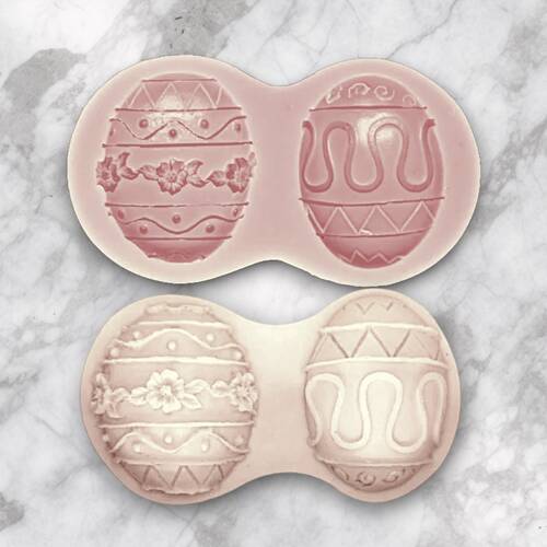 Silikon kalıp Easter Eggs; 95x63 mm