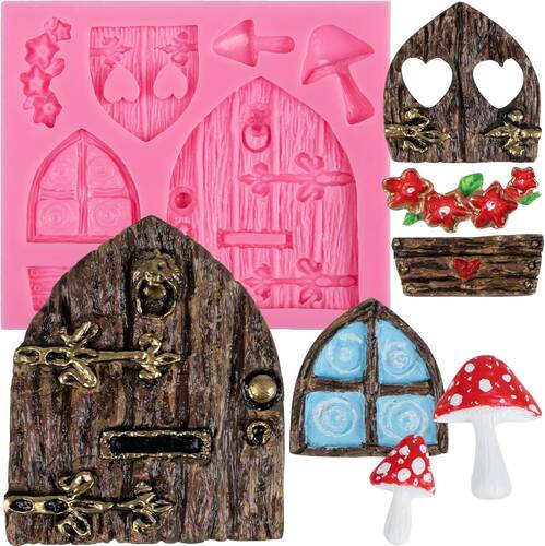 Silikon kalıp Fairy Enchanted Medieval; 100x87 mm