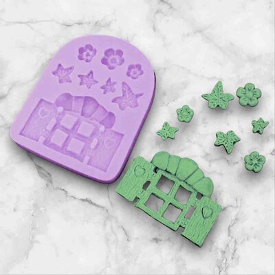 Paku Malzeme - Silikon kalıp Fairy Window; 100x82 mm