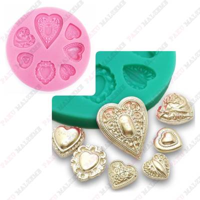 Silicone mold Mini Hearts