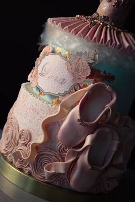 Silicone mold Ruffles; 20,7*12 cm