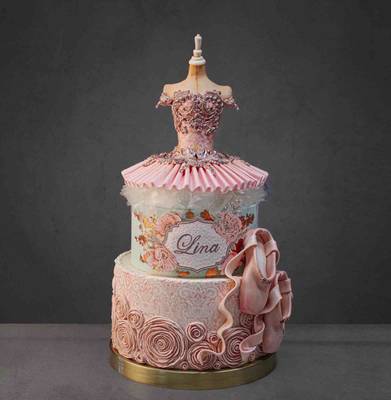 Silicone mold Ruffles; 20,7*12 cm