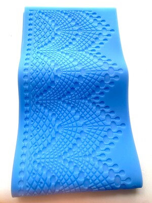 Others - Silicone mold Star Lace mat; 34*11,5 cm