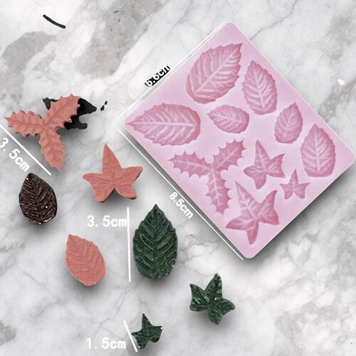 Silikon kalıp Tree Leaves; 93x75 mm
