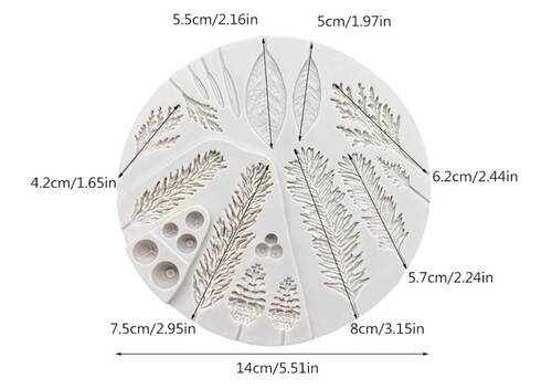 Silikon kalıp Winter Theme; 140 mm