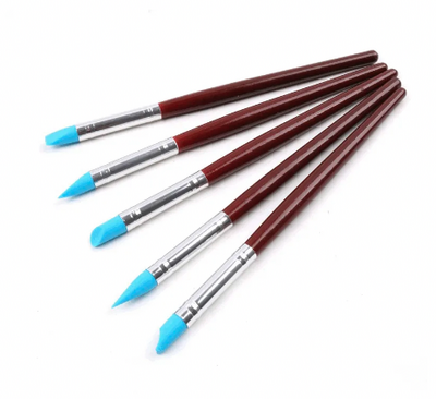 Double-sided silicone tip modelling pen No:0+2