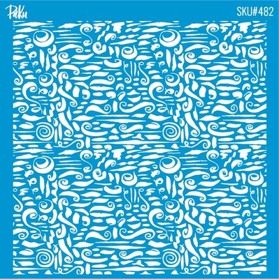 Paku Malzeme - Silk Screen Mini Coll. Fusion; 11x11 cms