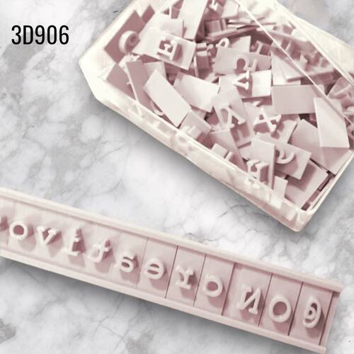 Stamp kaşe ALFABE Serif Font