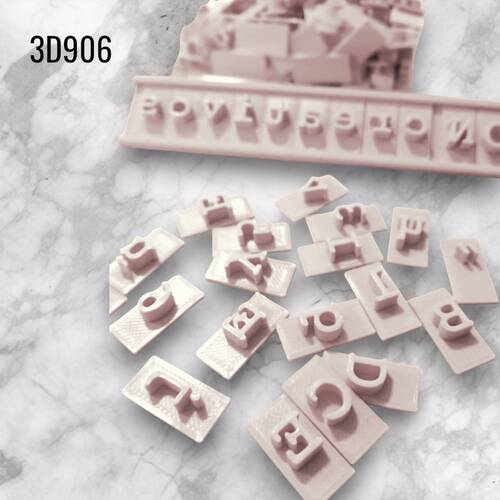 Stamp kaşe ALFABE Serif Font