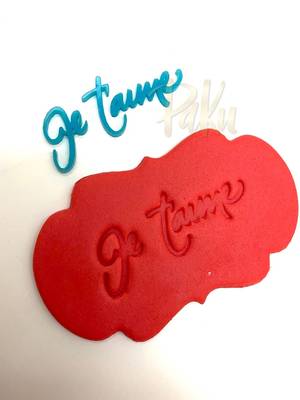 Stamp embossers; JE TAIME