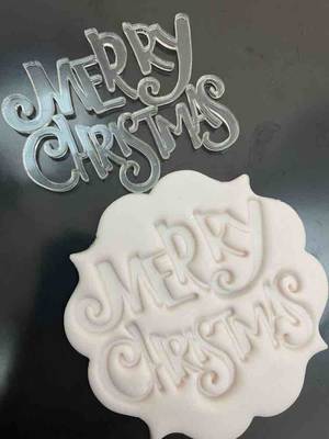 Stamp embossers; MERRY CHRISTMAS