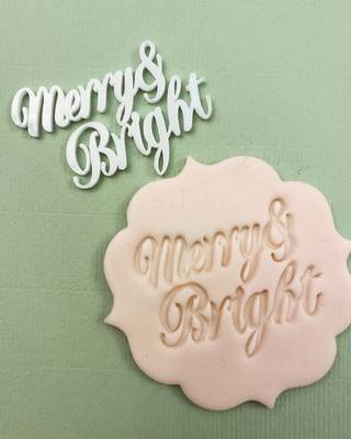 Stamp embossers; MERRY&BRIGHT