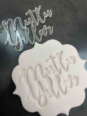 Stamp embossers; MUTLU YILLAR Calligraphy