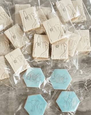 3D-Stamp Engagement Ring emboss; 8,0*5,3 cm