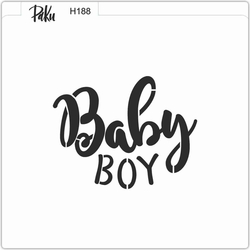 Paku Malzeme - Stencil Baby Boy ( 8,6*6,7 cm)