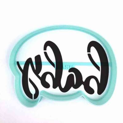 Stencil Baby Calligraphy