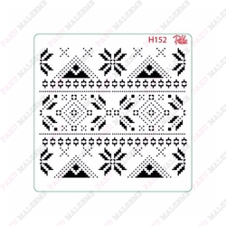 Paku Malzeme - Stencil Boho Rug Kilim