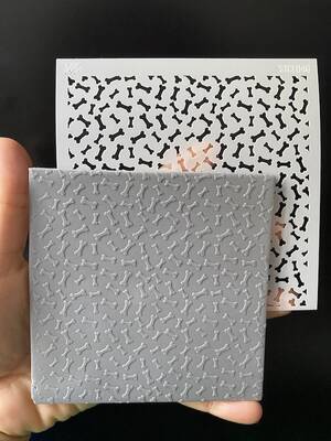 Stencil Bones; 11*11 cm