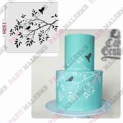 Stencil Branches&Birds - Thumbnail