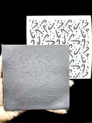 Stencil Candy Cane; 11*11 cm