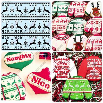 Stencil Christmas Sweater