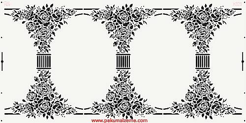 Stencil Couture Coll. Setare-2; 40x20 cm - 1