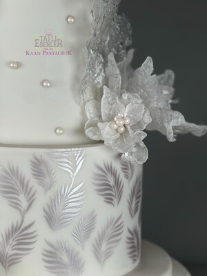 Stencil Double Barrel Falling Leaves; 33*23 cm - Thumbnail
