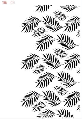 Stencil Double Barrel Falling Leaves; 33*23 cm