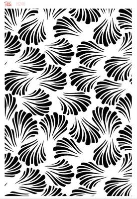 Stencil Double Barrel Floating Fans; 33*23 cm