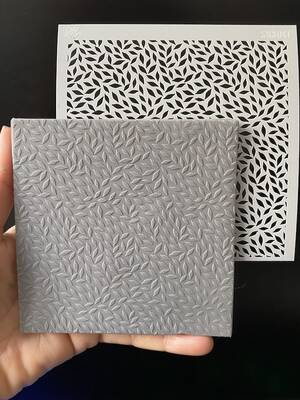 Stencil Falling Leaves; 11*11 cm