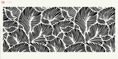 Paku Malzeme - Stencil Fan Spear; 40*20 cm